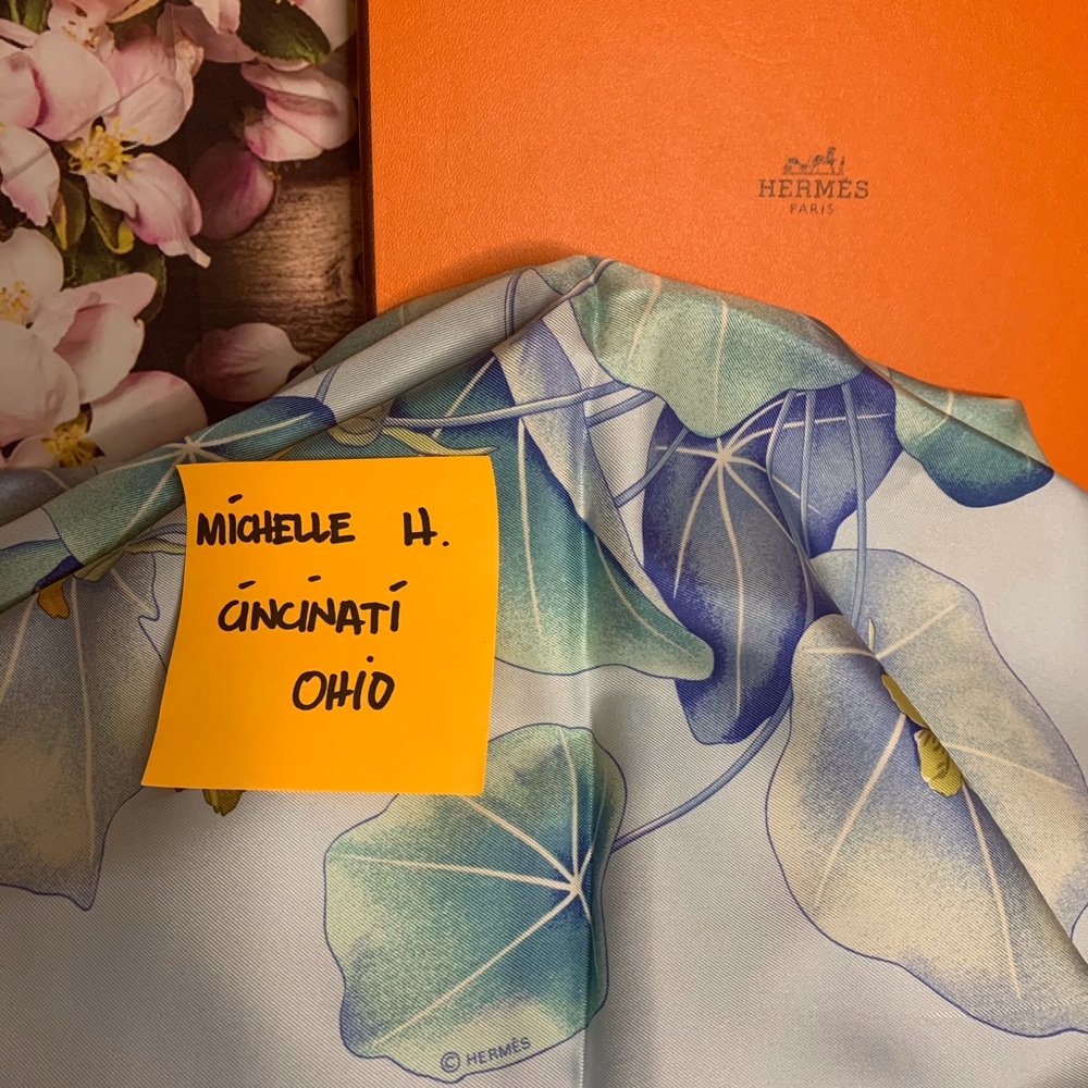 Hermès silk scarf